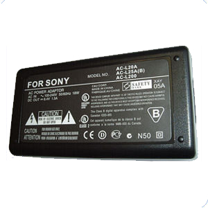 AC Adapter For Sony AC-L200 8.4V 1.5A AC-L200P AC-L200F DCR-SR100 DCR-SR40 DCR-SR80 DCR-TRV280 DCR-TRV480 DCR-DVD305 DCR-DVD405 New