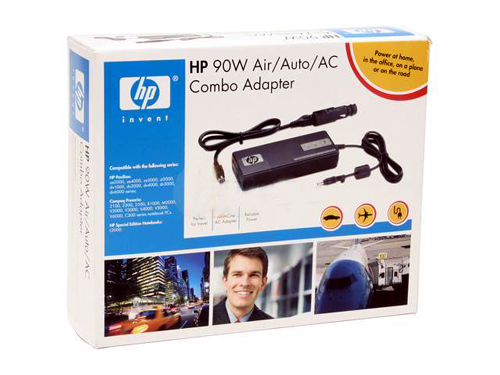 HP Compaq PC628A#ABA 90W Auto/Air Notebook AC Adapter For Pavilion dv1000 dv4000 dv5000 dv9000 Compaq Presario x1000 V2000 V4000 New 