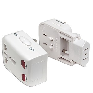 Universal AC Travel Power Adapter Compact portable Adapter For your laptop PDA cell phone Works will all types of outlets