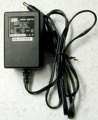 YHI YC-1015-15 AC Adapter 15V 1A 15W Power Supply For your Scanner DVD Player Printers and Other Products Brand New